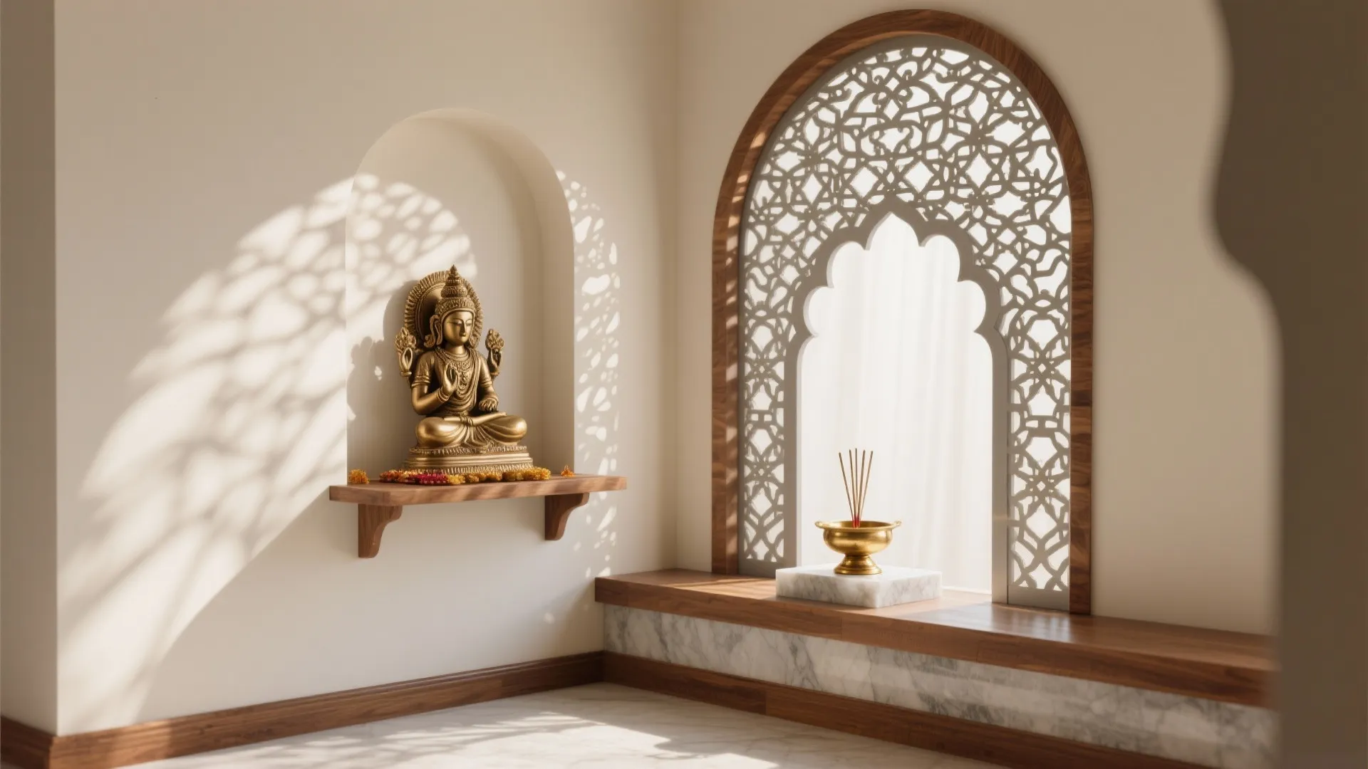 Jaali arch that breathes—light, air, and tradition