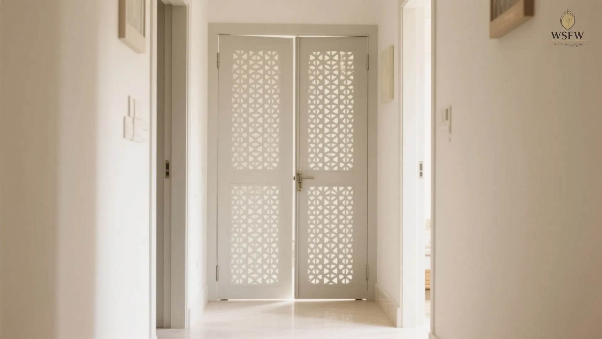 Jaali-Pattern Bi-Fold Doors