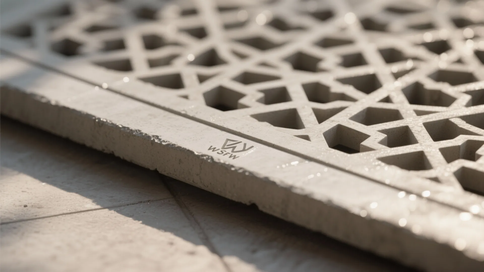 Cement Lattice (Jaali) Doors for Ventilation and Privacy