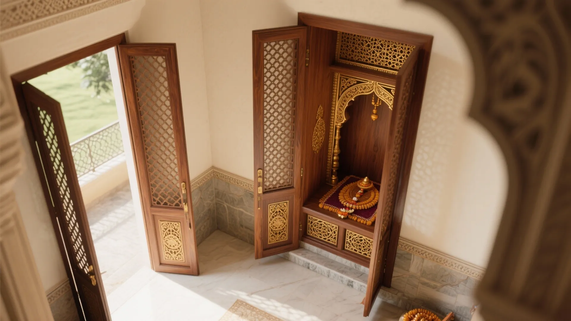 Temple Doors, Jaali Ventilation, and the Northeast Pull