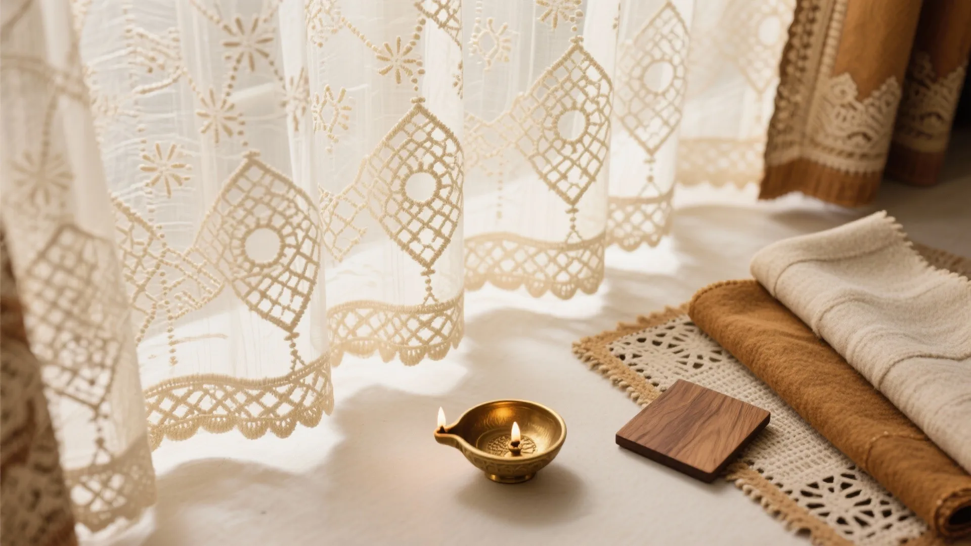 Jaali-Inspired Patterns On Fabric For Privacy + Airflow