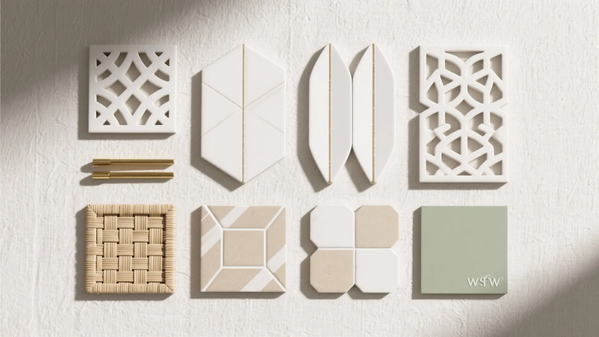 2) Modern Geometric and Jaali-Inspired Patterns