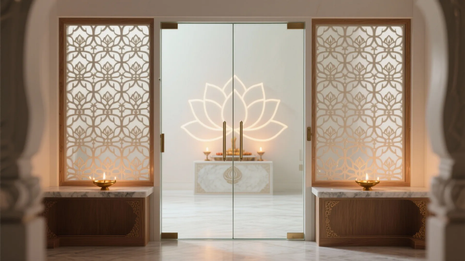 Jaali + Glass Hybrid: Tradition Meets Easy Maintenance