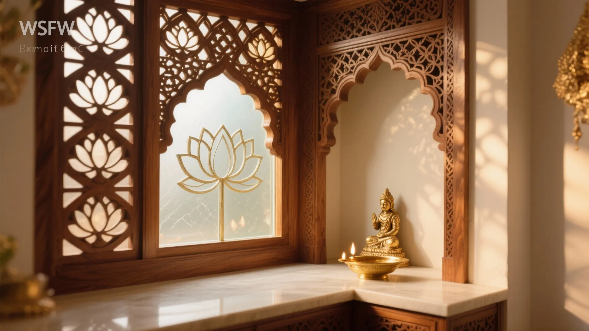 Perforated Jaali and Glass Notes for Light and Privacy