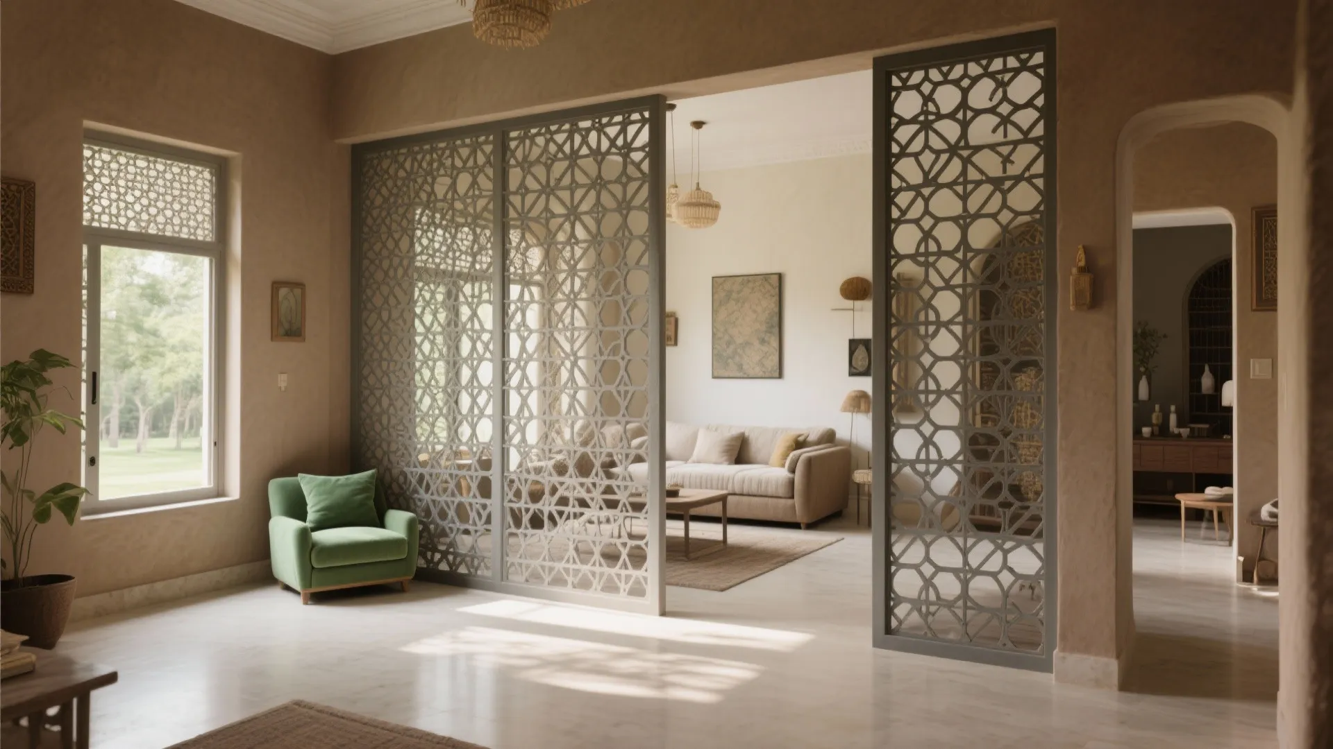 Jaali Screens for Light, Privacy, and Ventilation