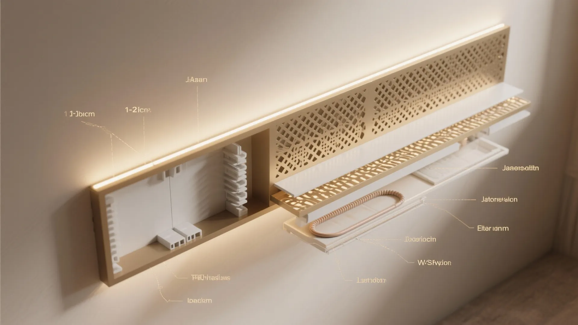 Backlit Jaali Panels for Soft Glow