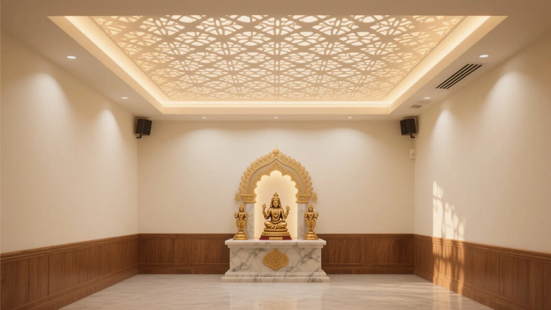 Jaali Lattice Light Canopy