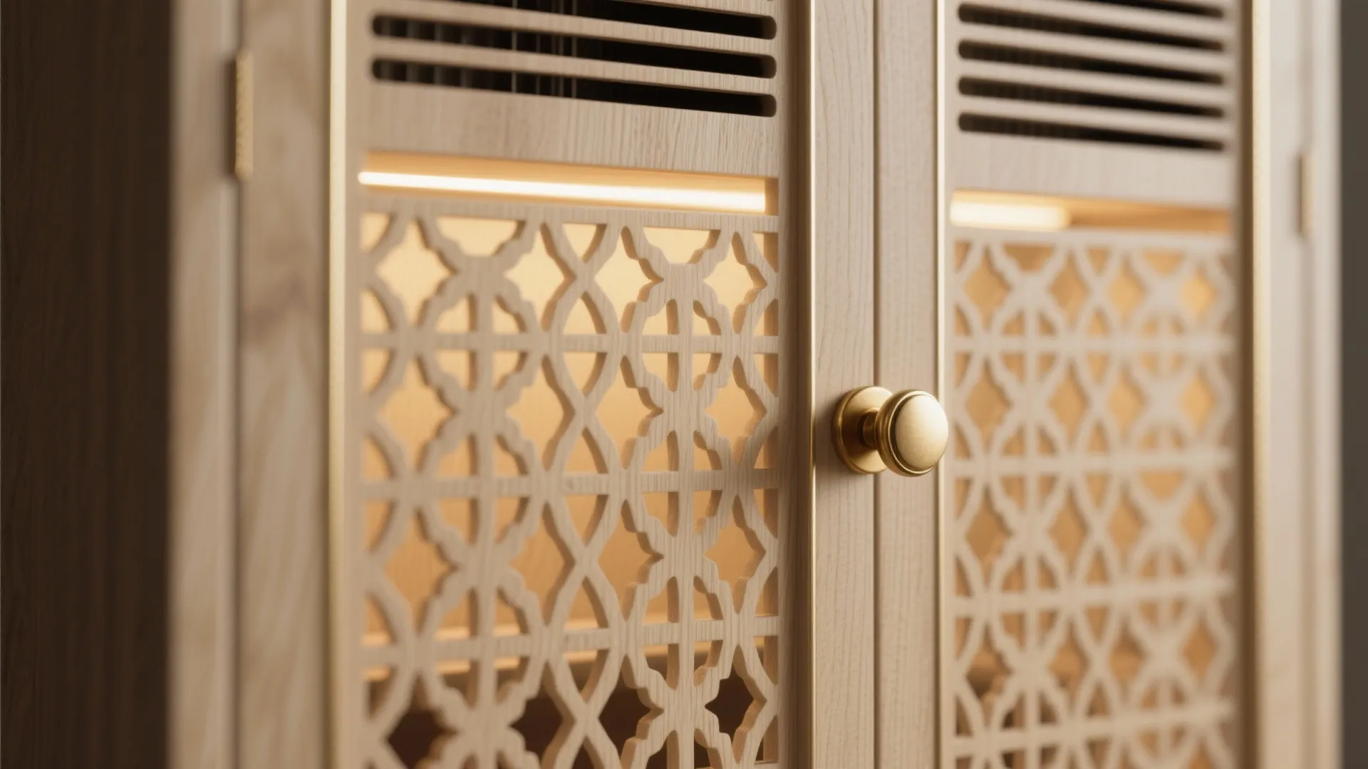 Ventilated Jaali Doors for Incense and Safety