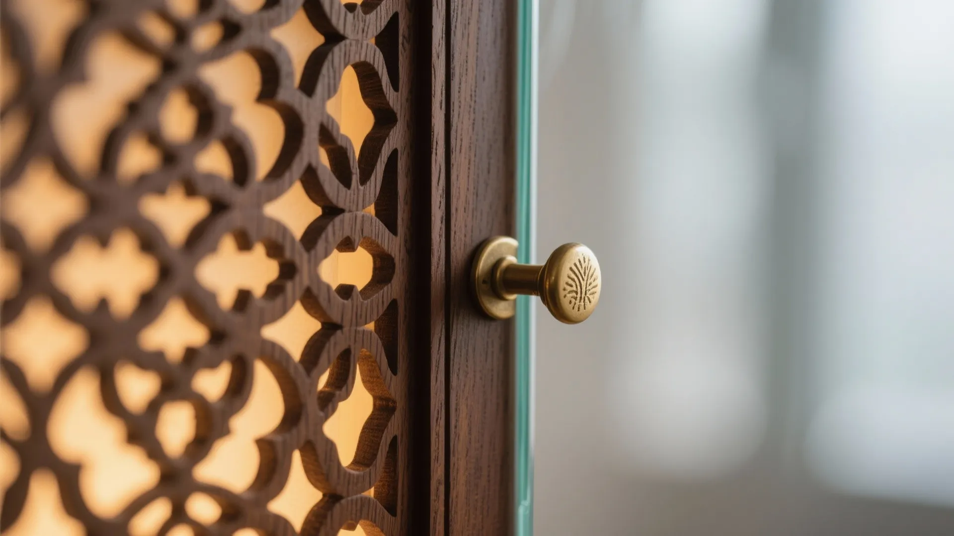 Jaali Screens And Glass For Airy Separation