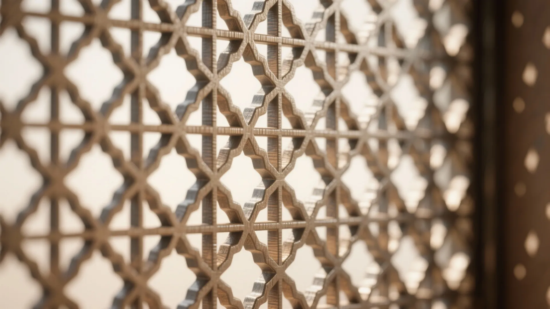 Jaali Panels for Soft Light and Privacy