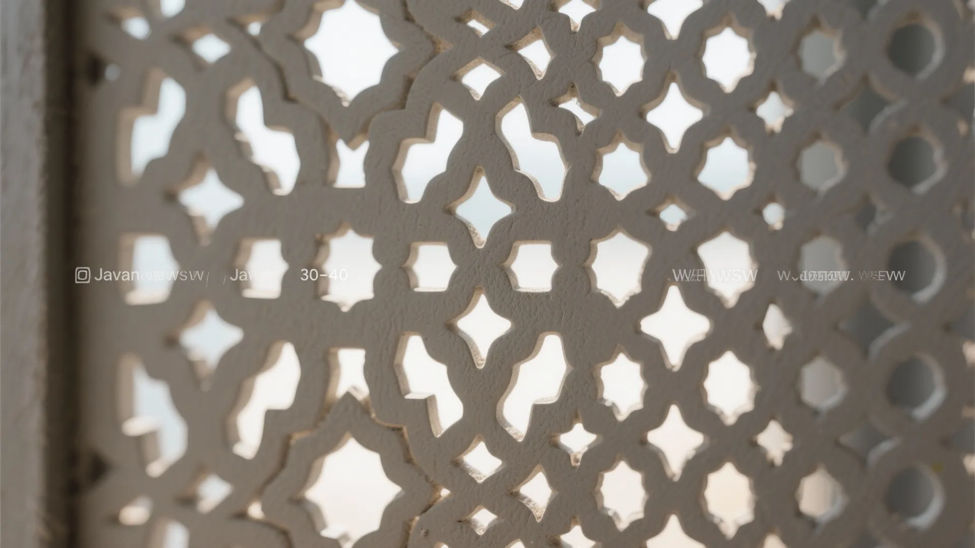 Jaali Screens for Light, Privacy, and Ventilation