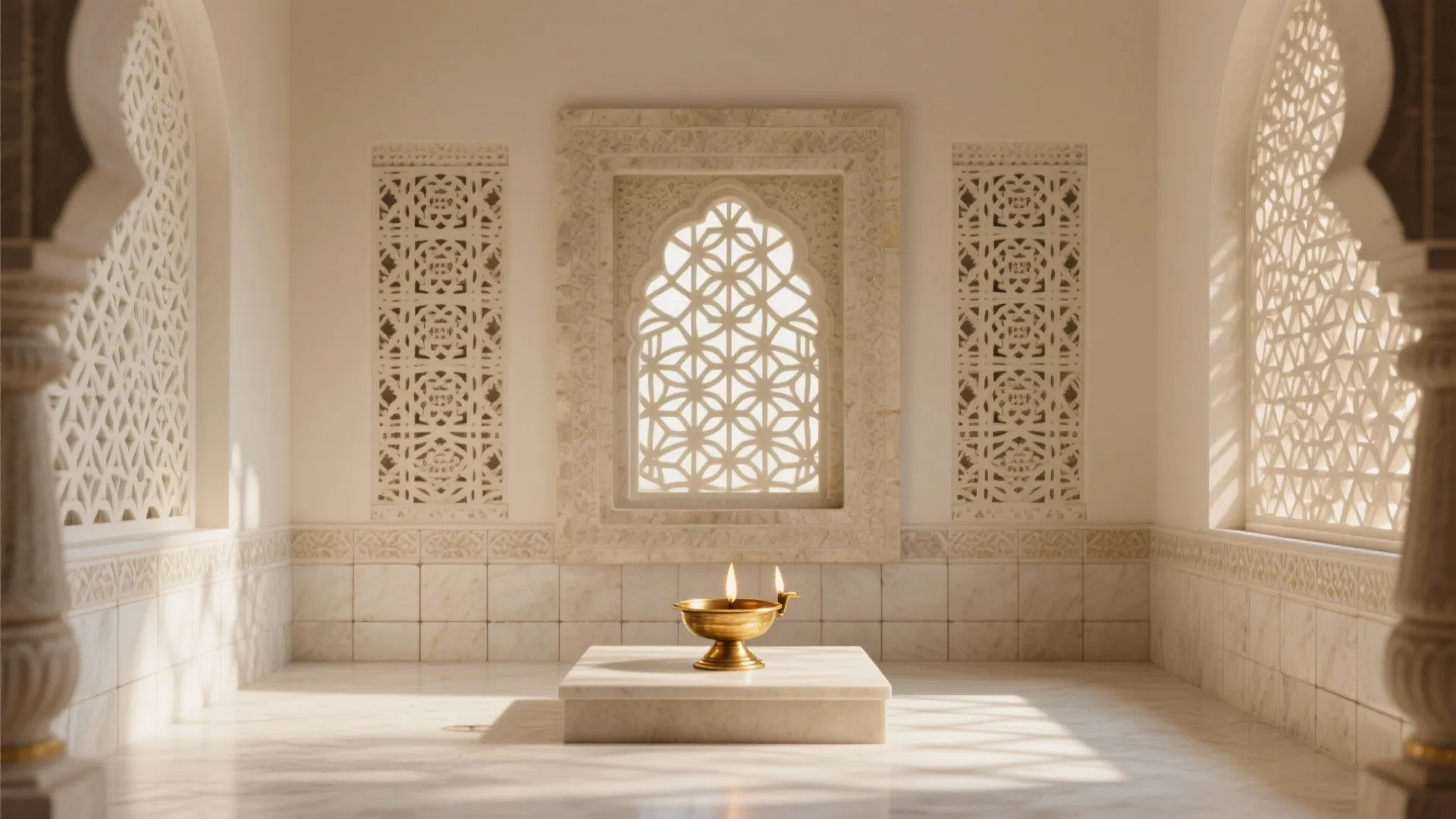 Jaali Magic: Pattern, Shadow, and Soft Separation