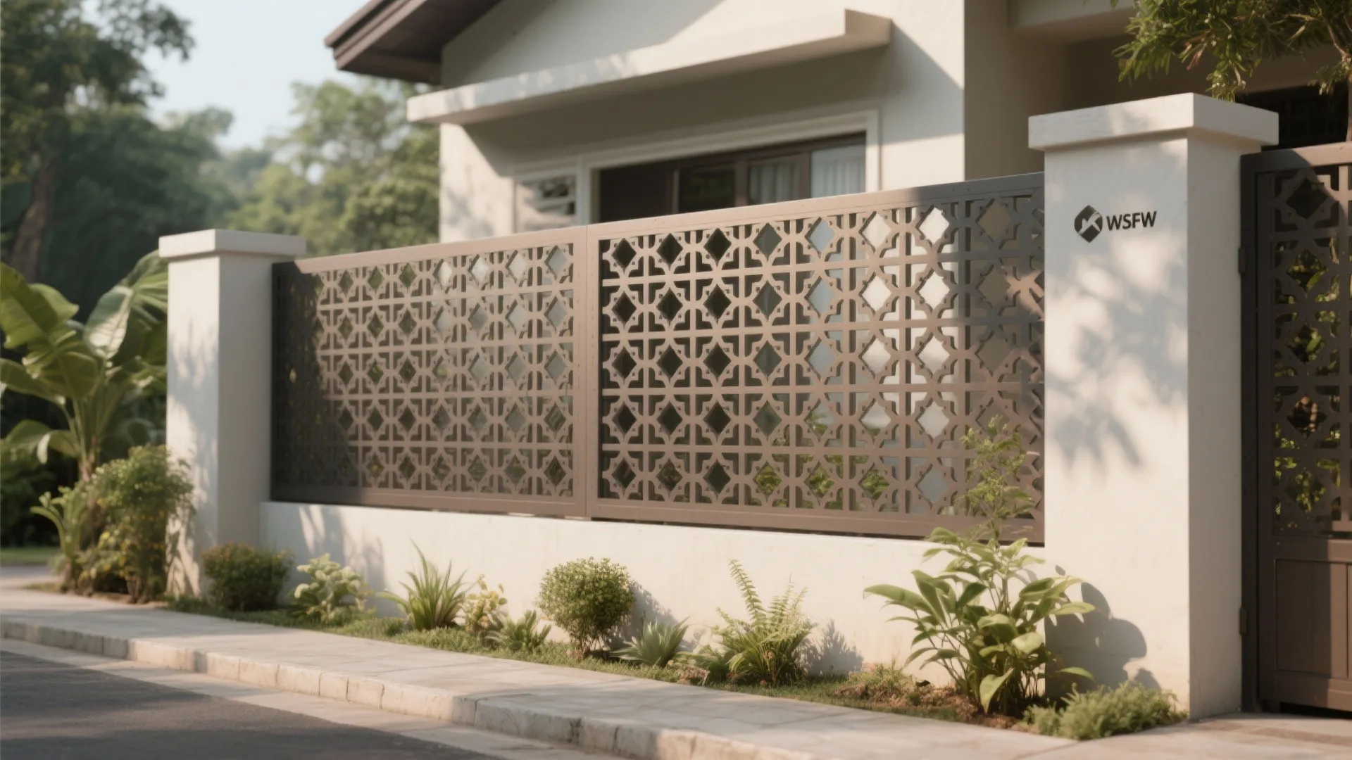 Perforated Screens (Jaali or Metal) for Airy Privacy