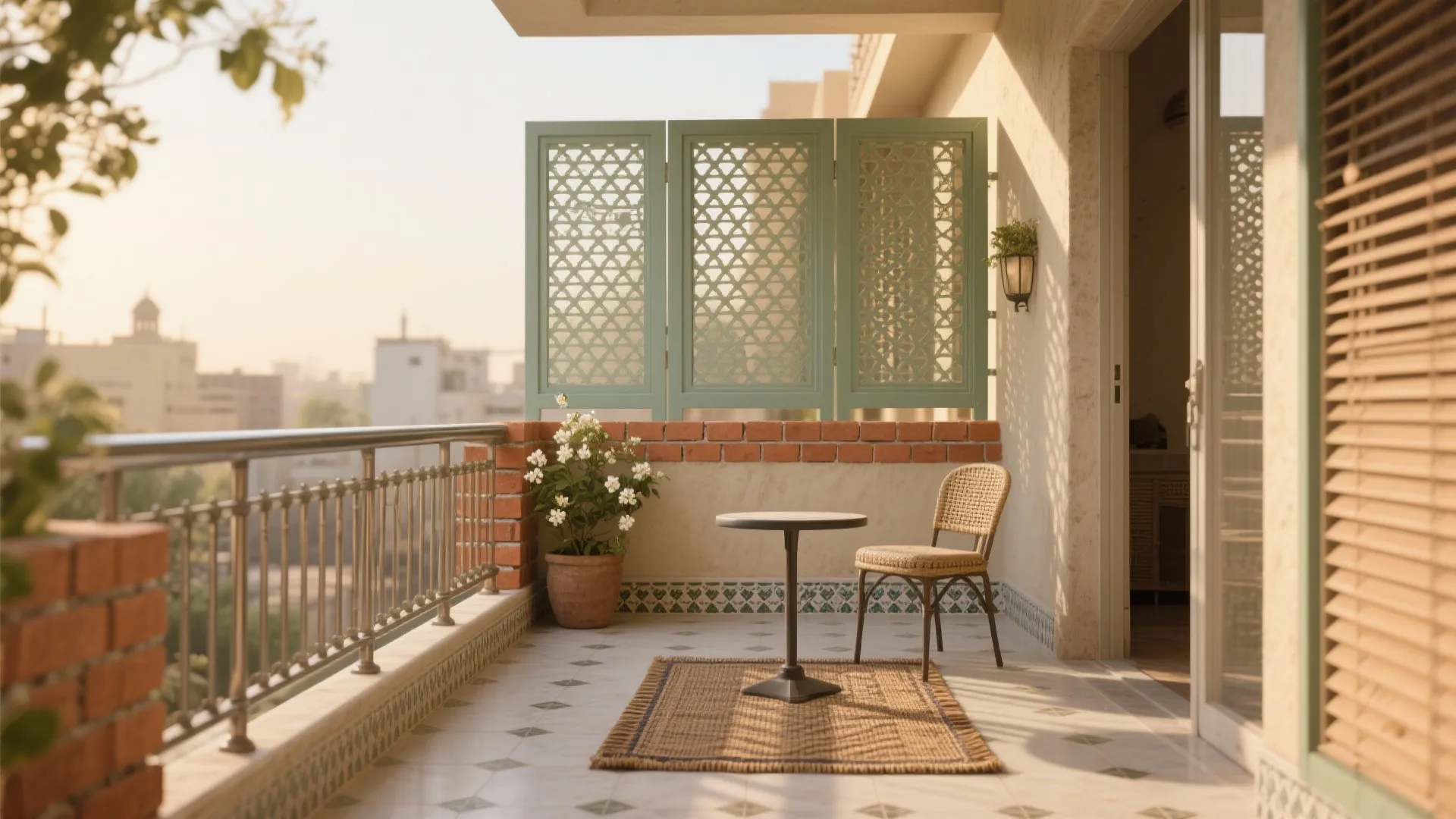 1) Jaali and Breeze-Block Privacy Screens