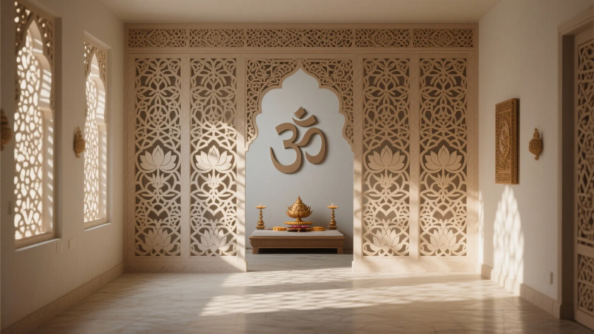 Intricate Jaali Partitions