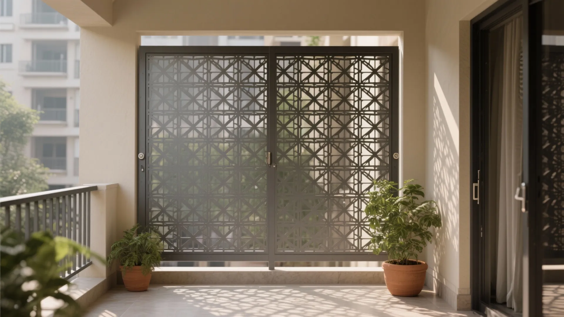 Perforated Screens with Jaali Patterns