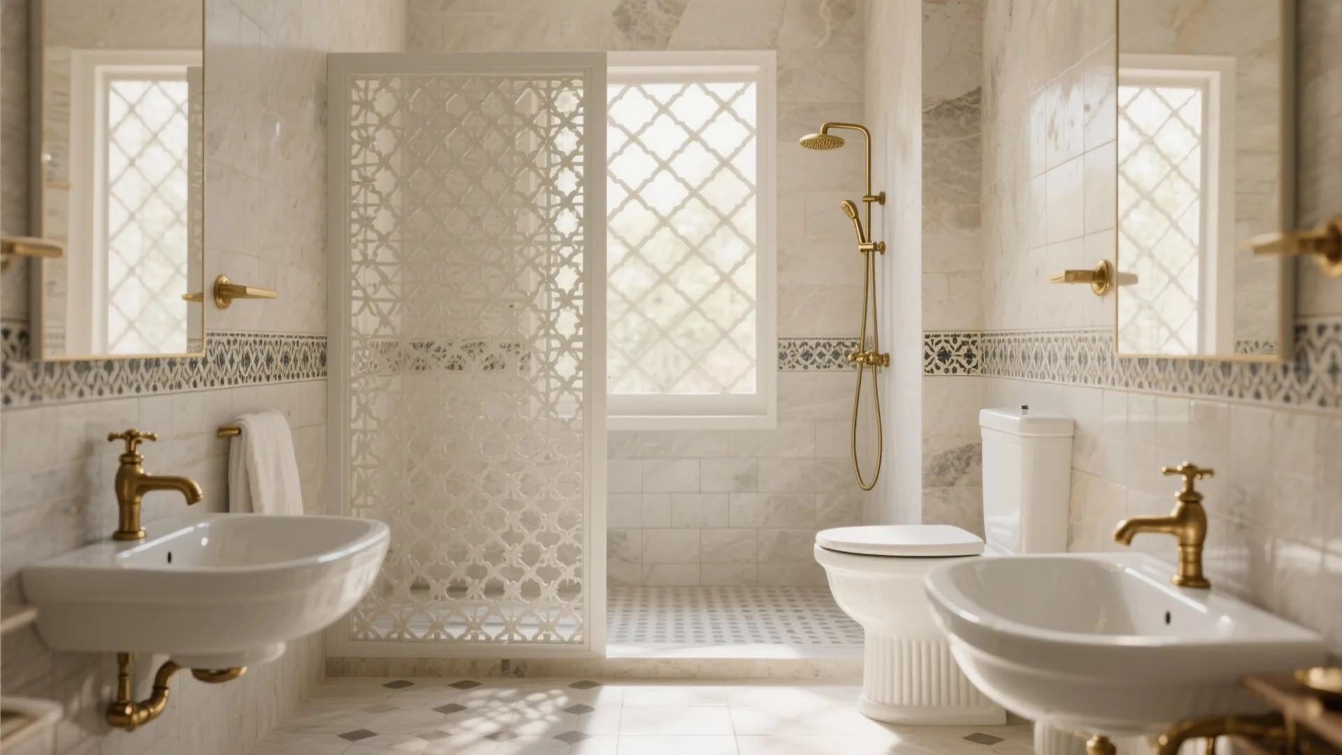 Jaali Motifs and Heritage Tiles