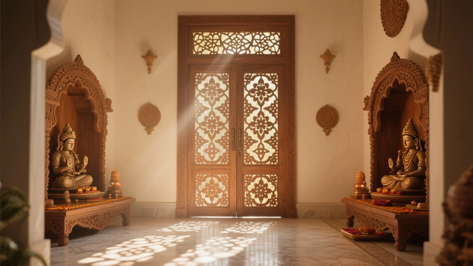 Jaali Work in Solid Wood