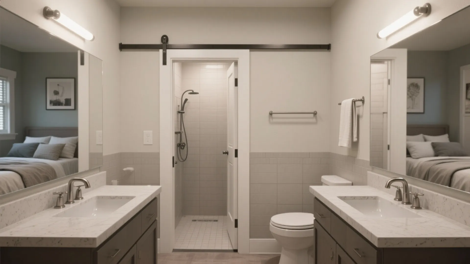 2. Jack-and-Jill Baths Between Secondary Bedrooms