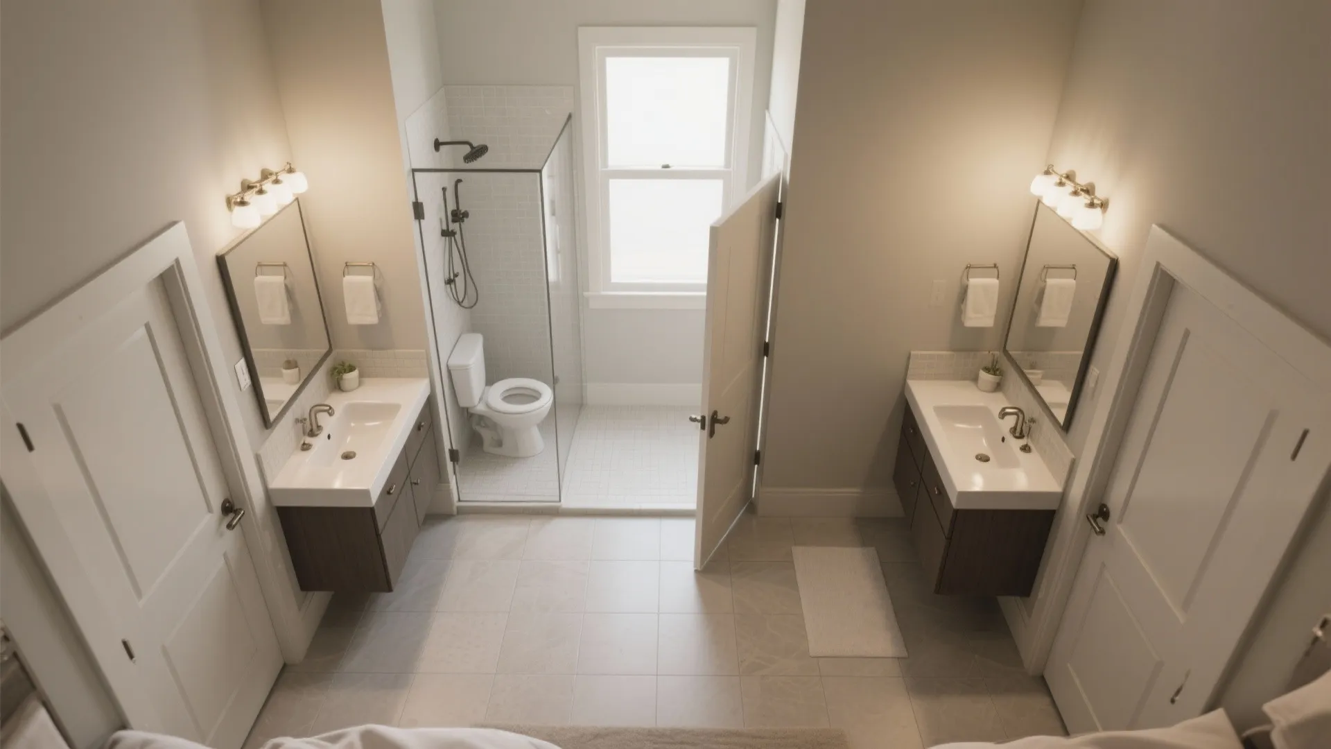 4. Jack-and-Jill second bathroom