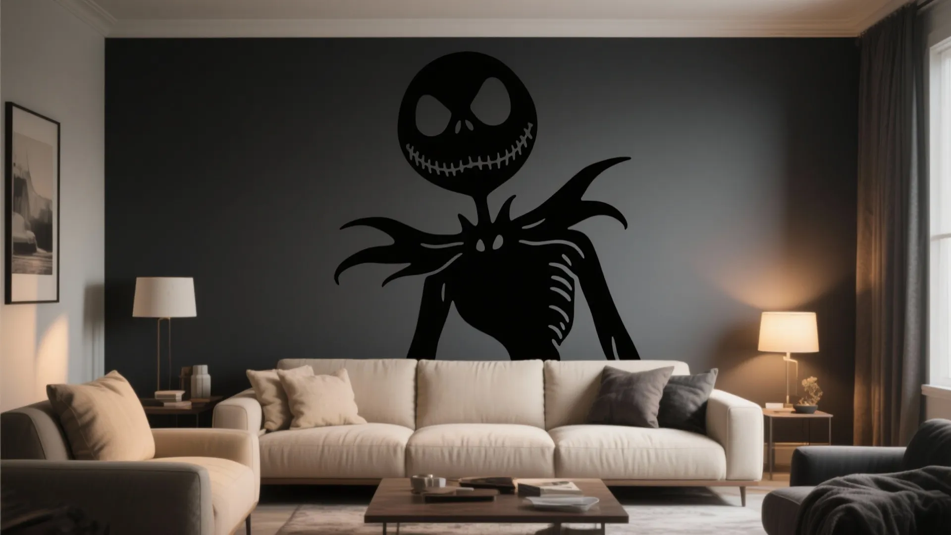 1. Jack Skellington Shadow Wall