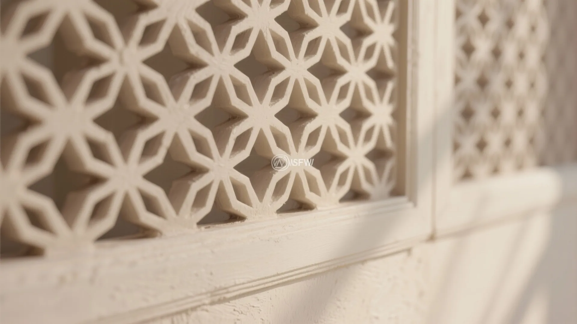 5) Painted Jali Shadows (Trompe-l’œil)