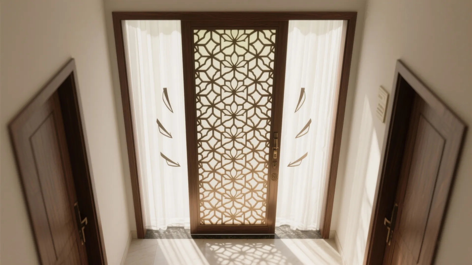 Ventilated Jali Doors (Wood or Metal)