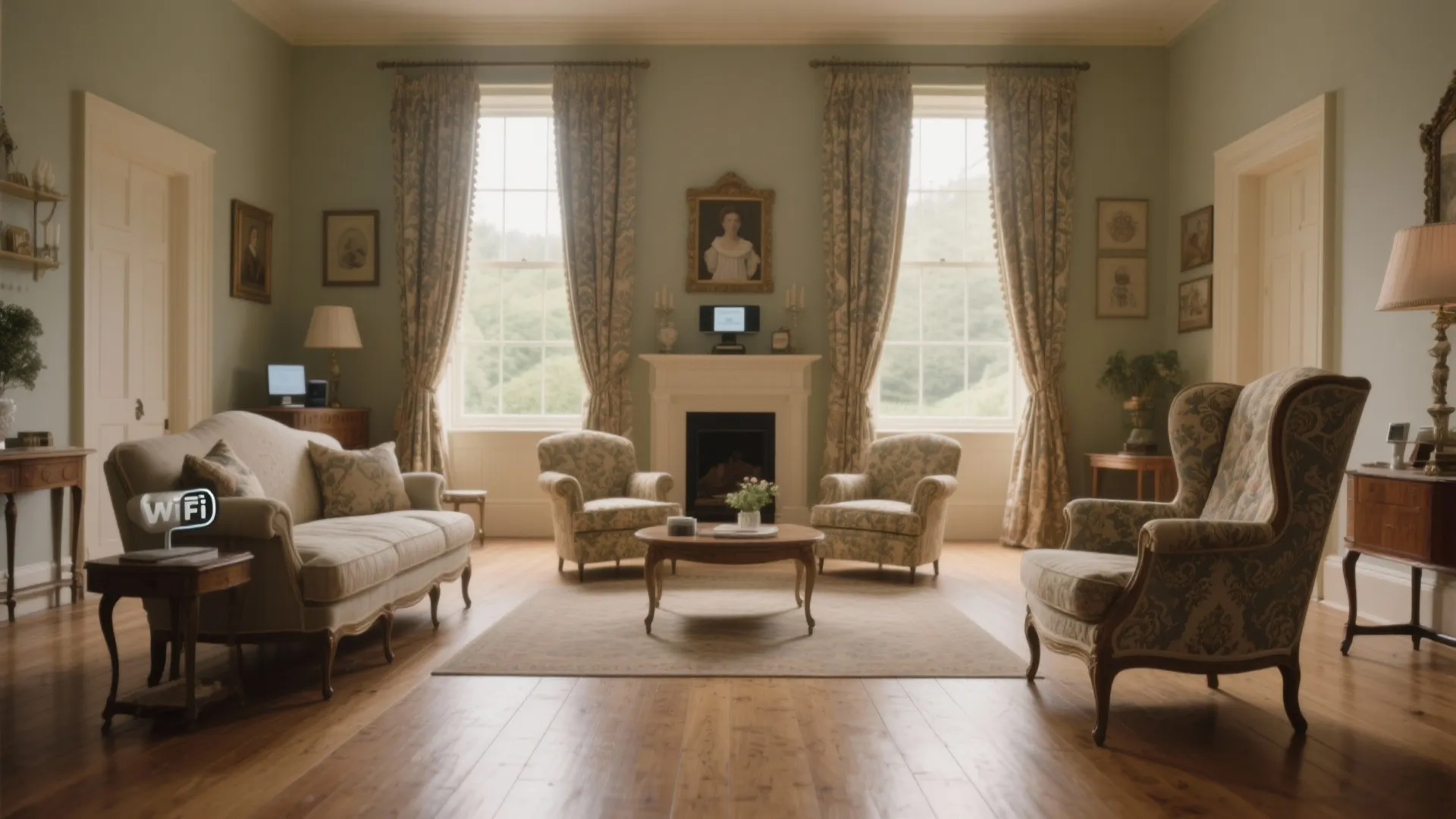 Stylish Living Room Ideas with Wingback Chairs