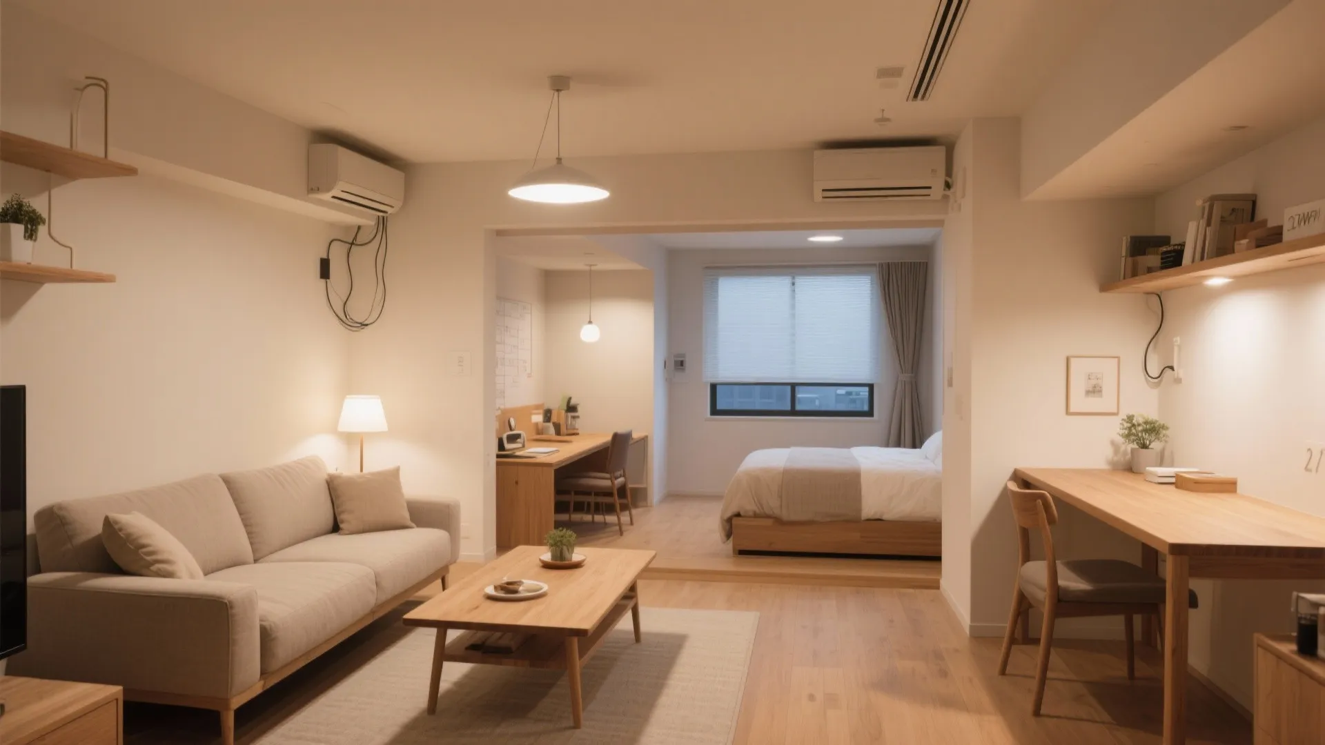 Tips 5: 寝室との役割分担を明確に。ワーク＆リラックスをLDで完結させない（日本室内設計の秩序）