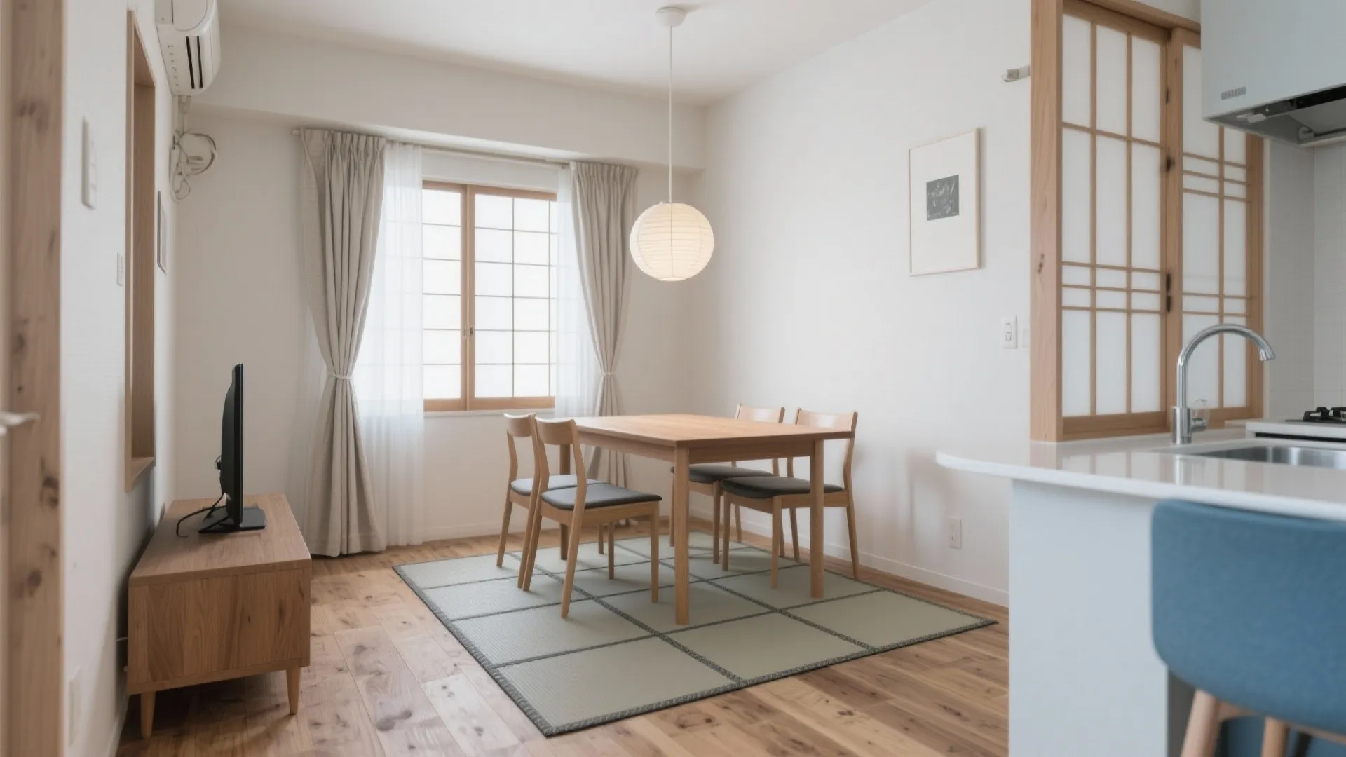 フレール須磨鷹取の1DKで叶える日本室内デザイン5つの工夫: 東京・大阪・京都の小さな暮らしに通じる、1DKを心地よく整える動線と収まりの話