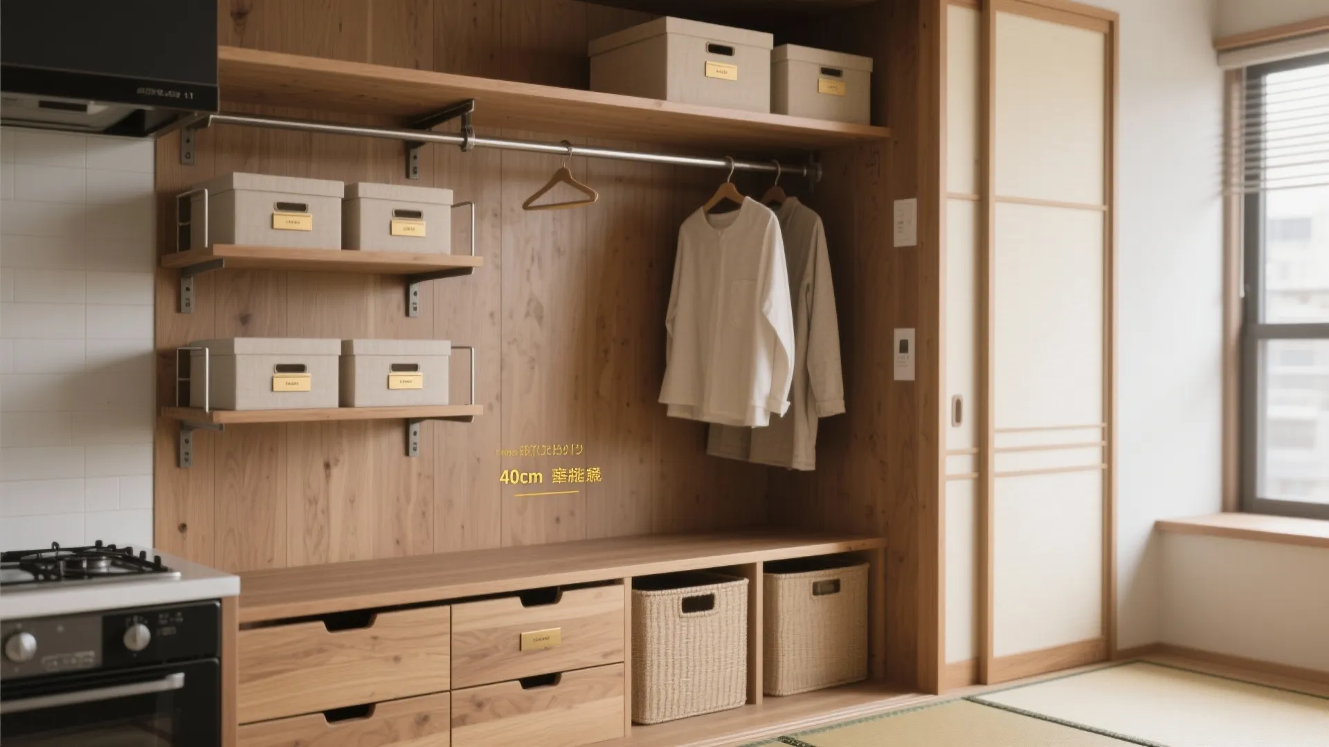 Tips 3: 同棲の“物量”に耐える収納設計（収納技巧・日本都市）