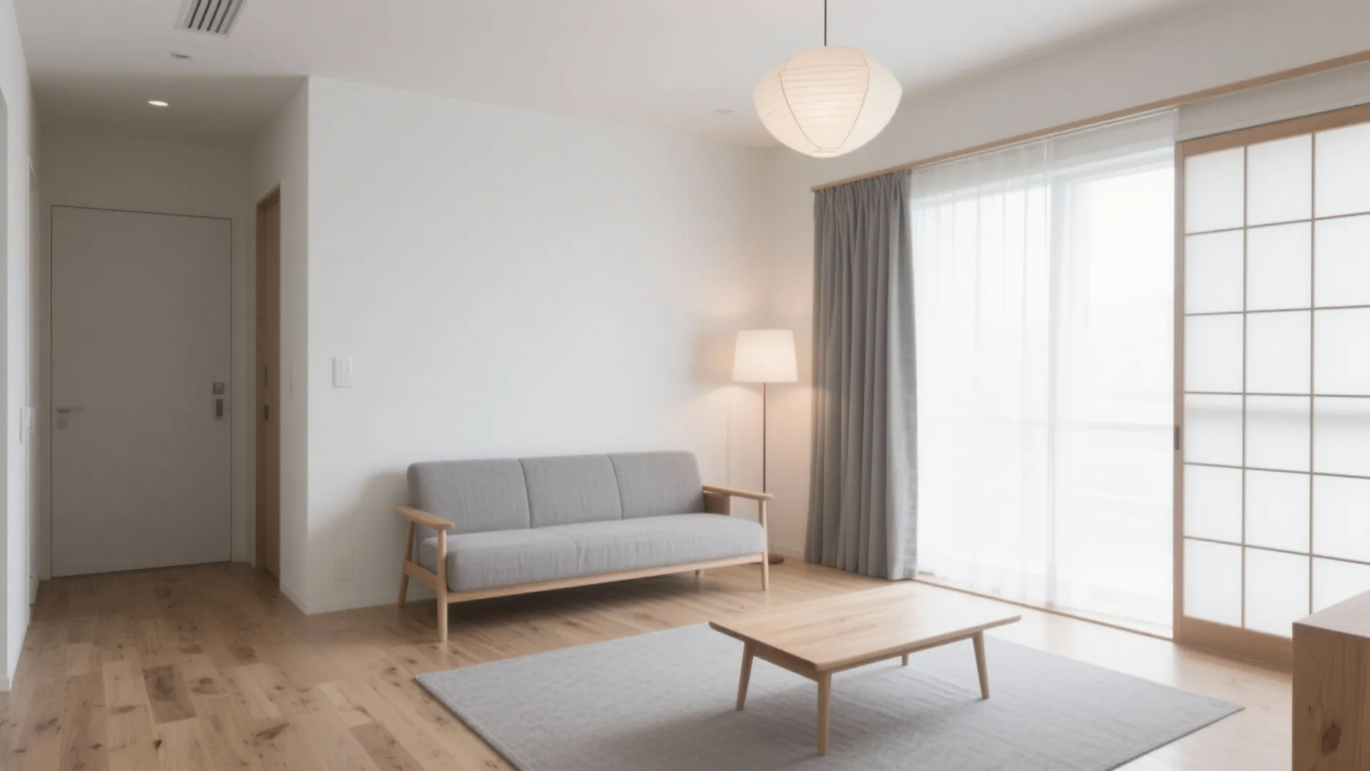 4. 1Kを広く見せる“日式风格”の配色と素材（日式风格）