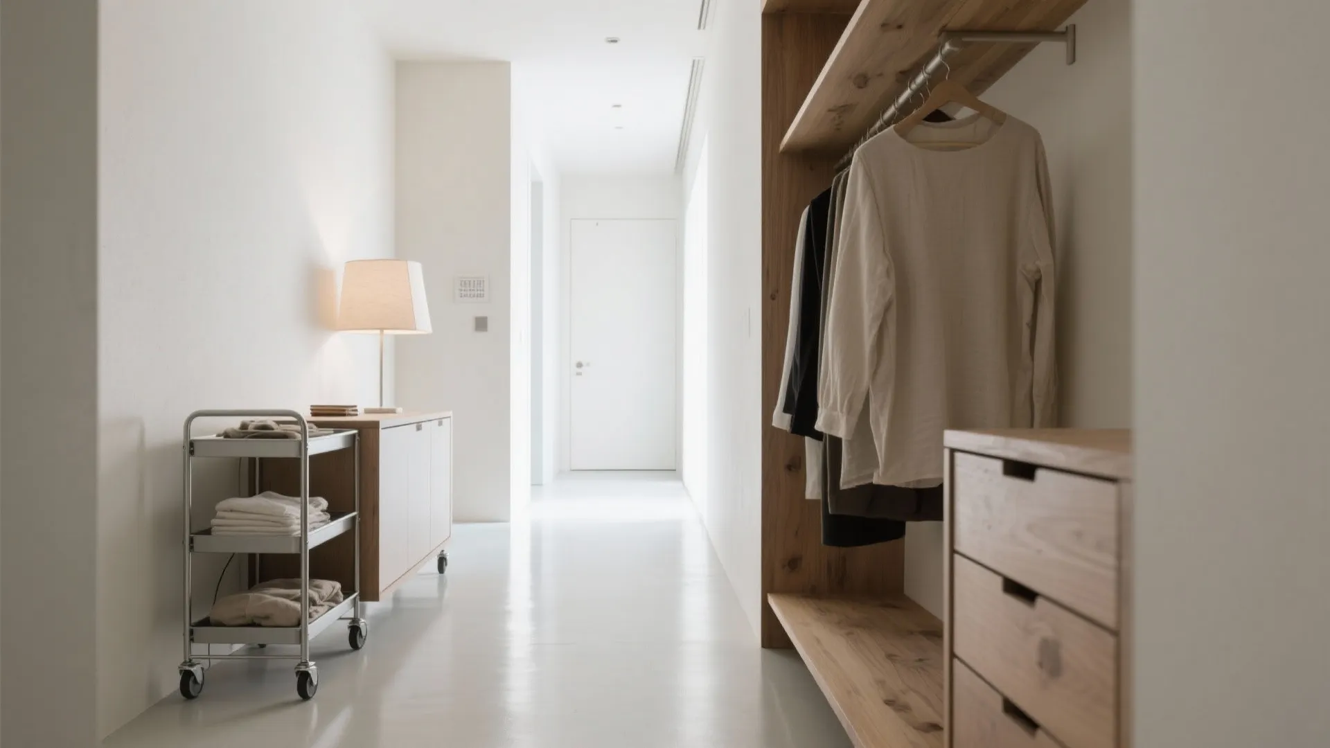 Tips 4: 日本都市の動線规划——“床を塞がない”ワゴンと引き出しの使い分け