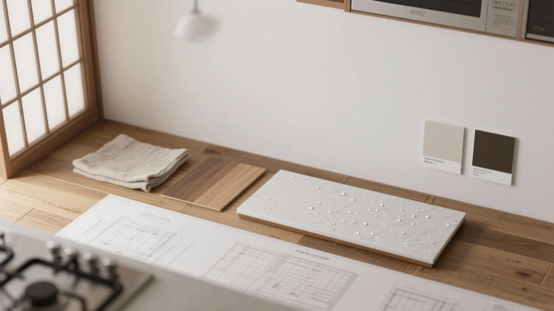 Tips 3: 日式風格の色と素材で「汚れを見える化」（日式風格・東京小戸型）