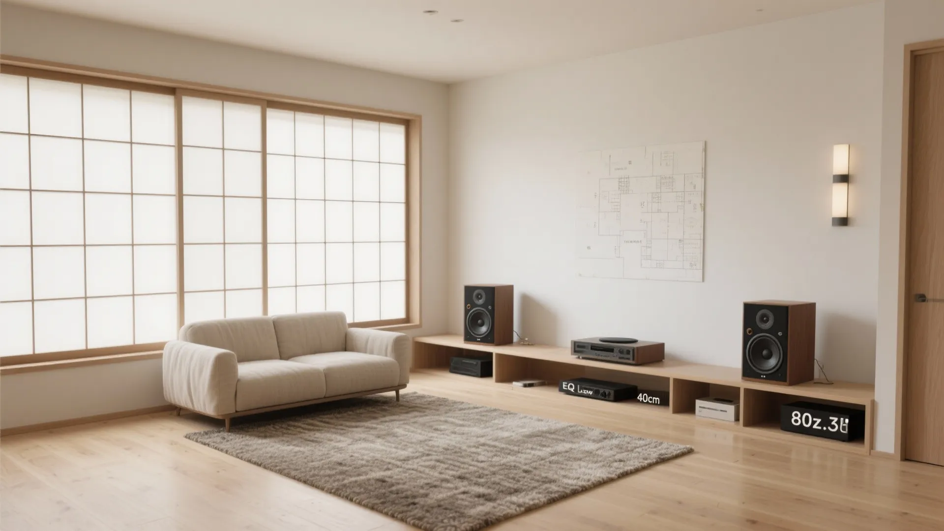 Tips 4: 低音対策は家具とEQの二刀流（日本都市／動線規劃）