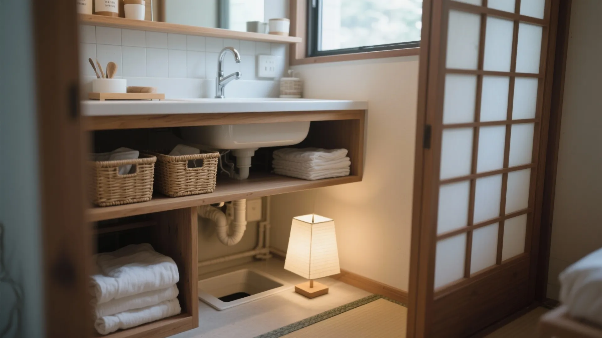 Tips 2: 収納技巧で排水点検口を塞がないのが日式風格の基本