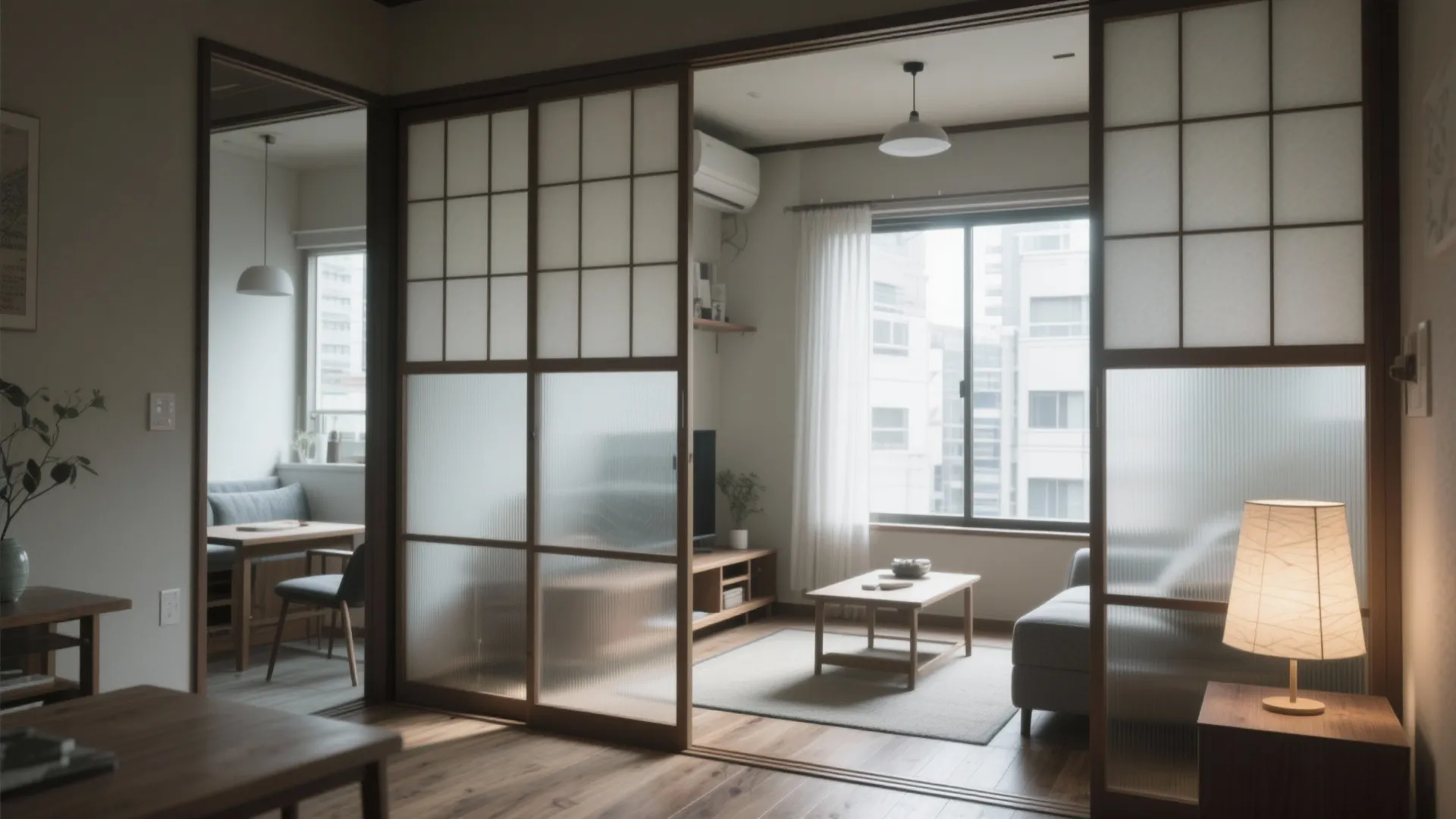 Tips 5: 光の通り道を設計—透過素材と高さで連続性をつくる（日本都市／日式風格／動線規整）