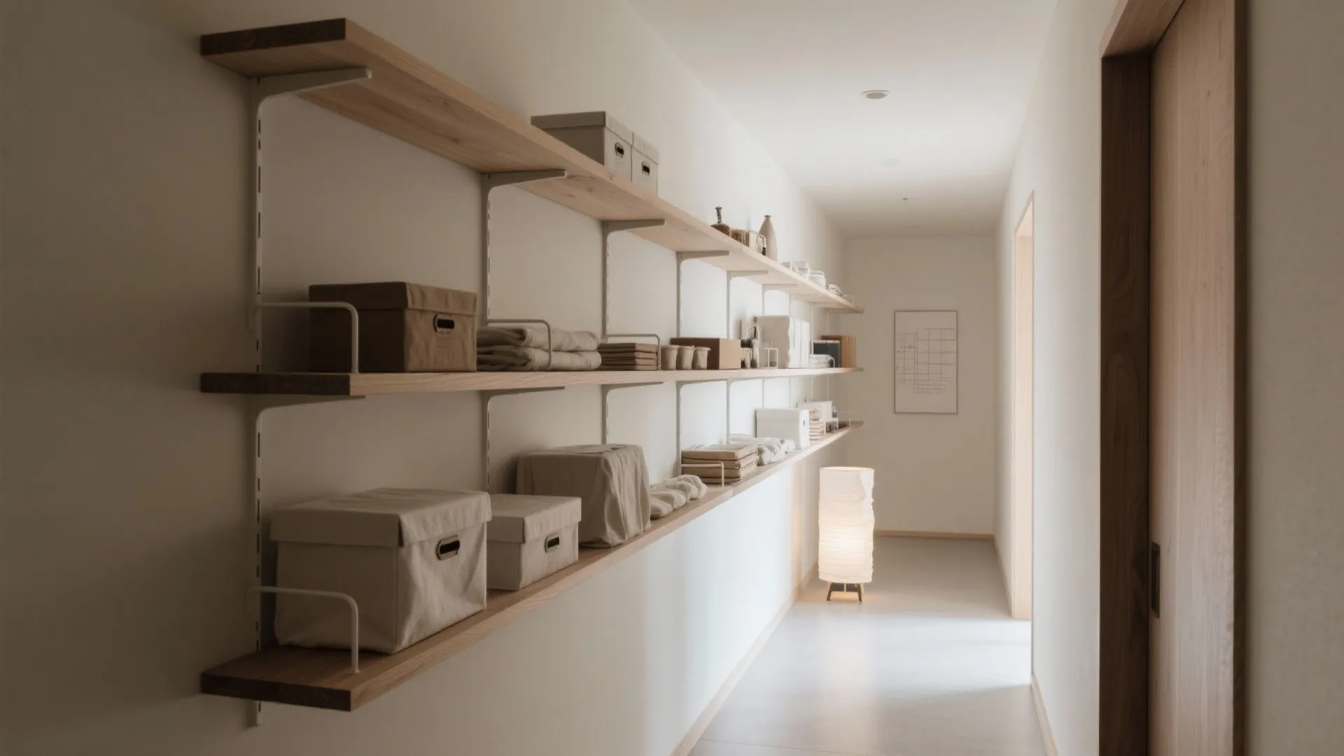 Tips 2: 収納は“面”で作る—収納技巧で壁を働かせる