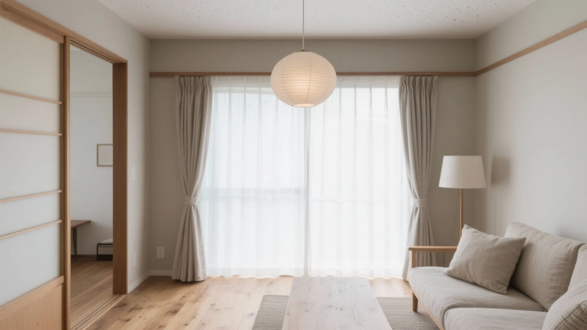 色と素材で“音”を整える：日本都市の2LDKを落ち着かせる日式風配色