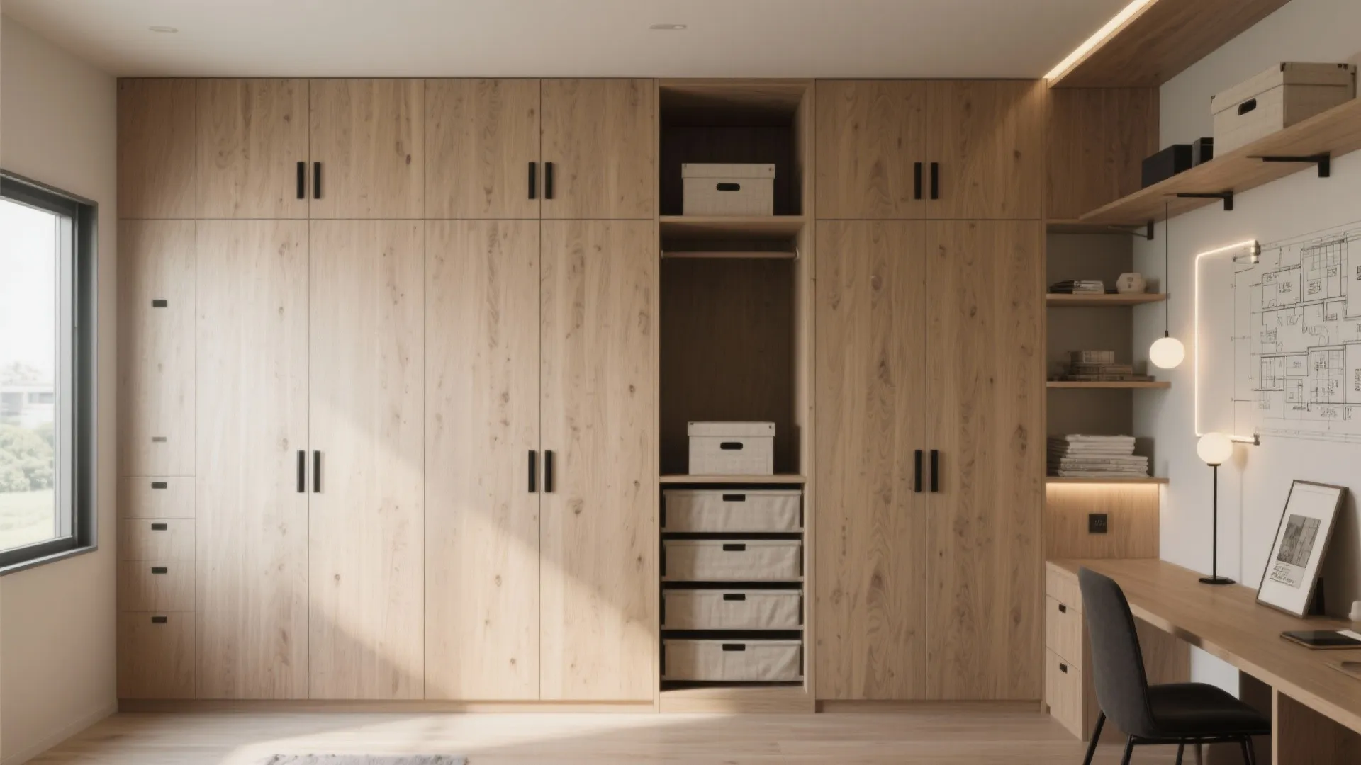 Tips 3: 収納は“面”で考える—坪数を食べない収納技巧（収納技巧／日式風格）