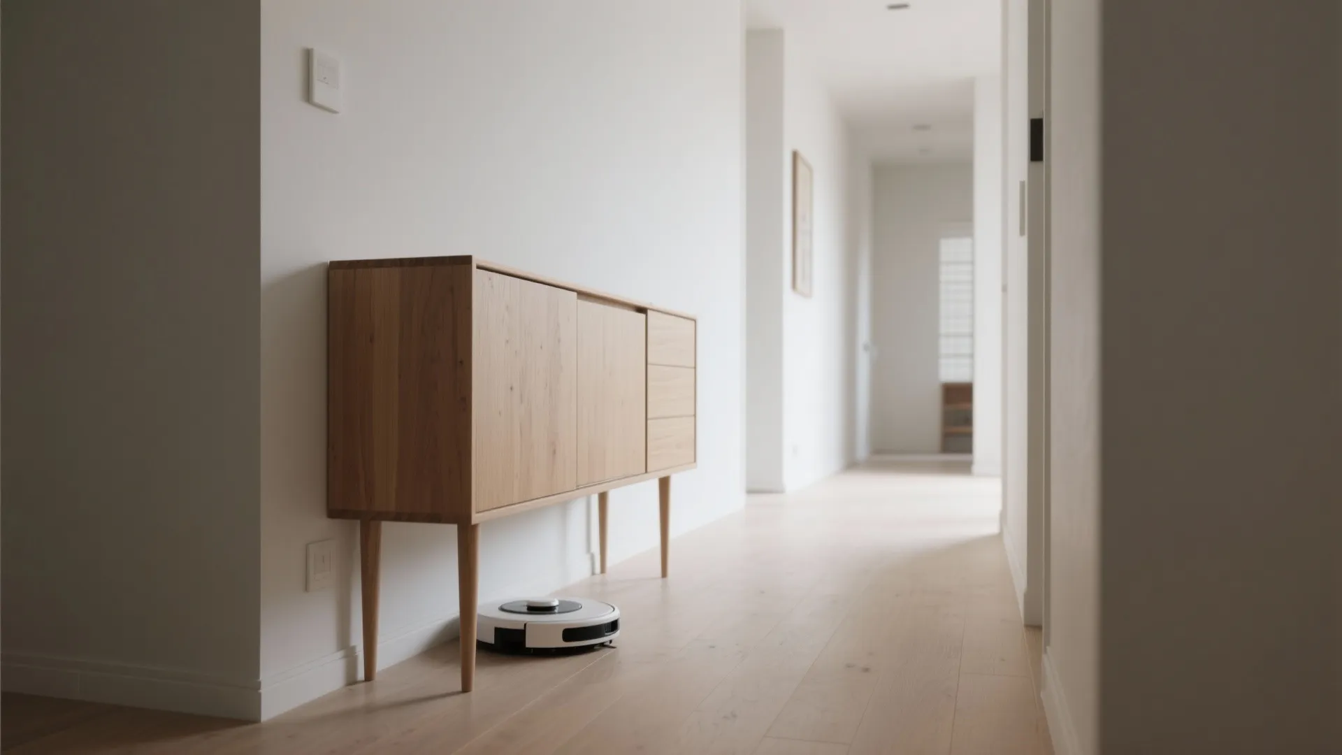 Tips 7: 収納家具は“奥行き35cm以内＋脚あり”で掃除と視線を軽く