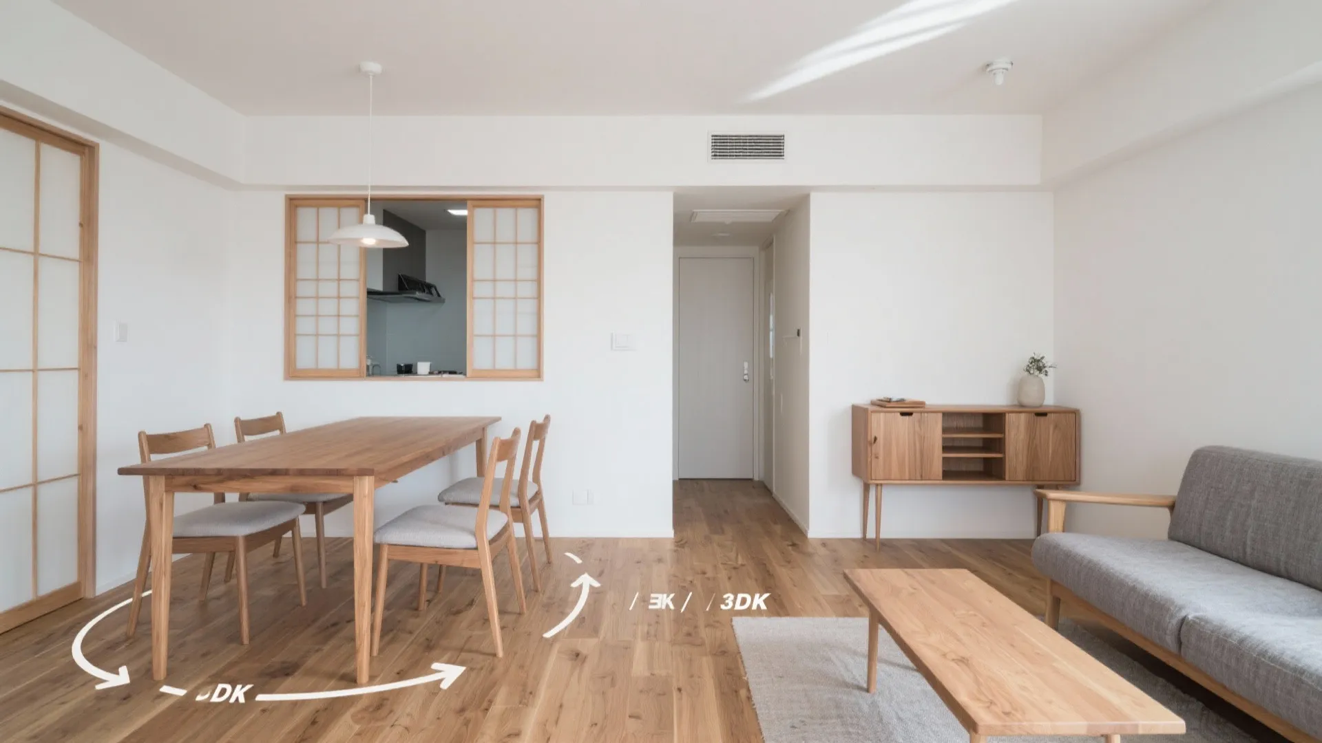 3K・3DKの違いがひと目でわかるガイド｜日本室内デザイン目線で解説