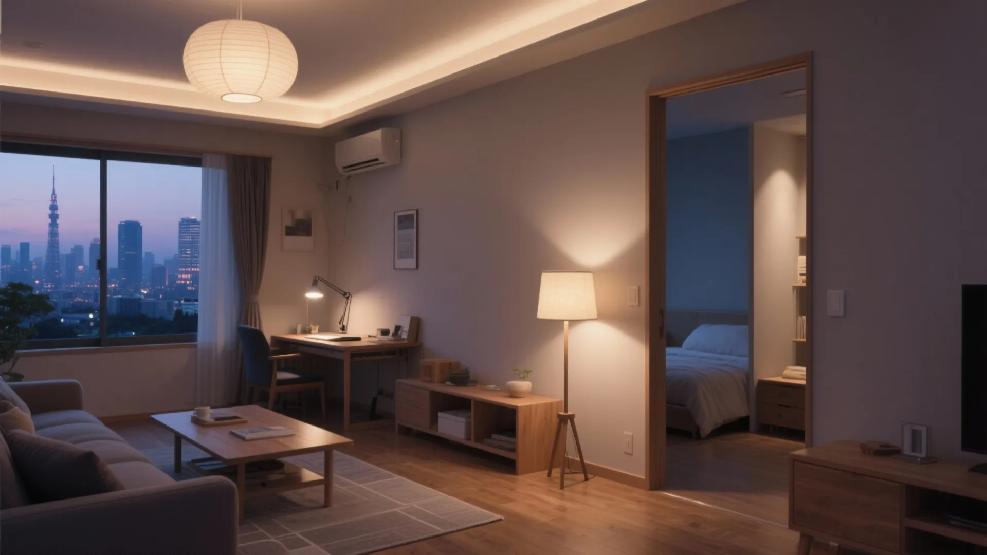 Tips 5: 個室の静とリビングの動をつなぐ照明計画（日本都市）