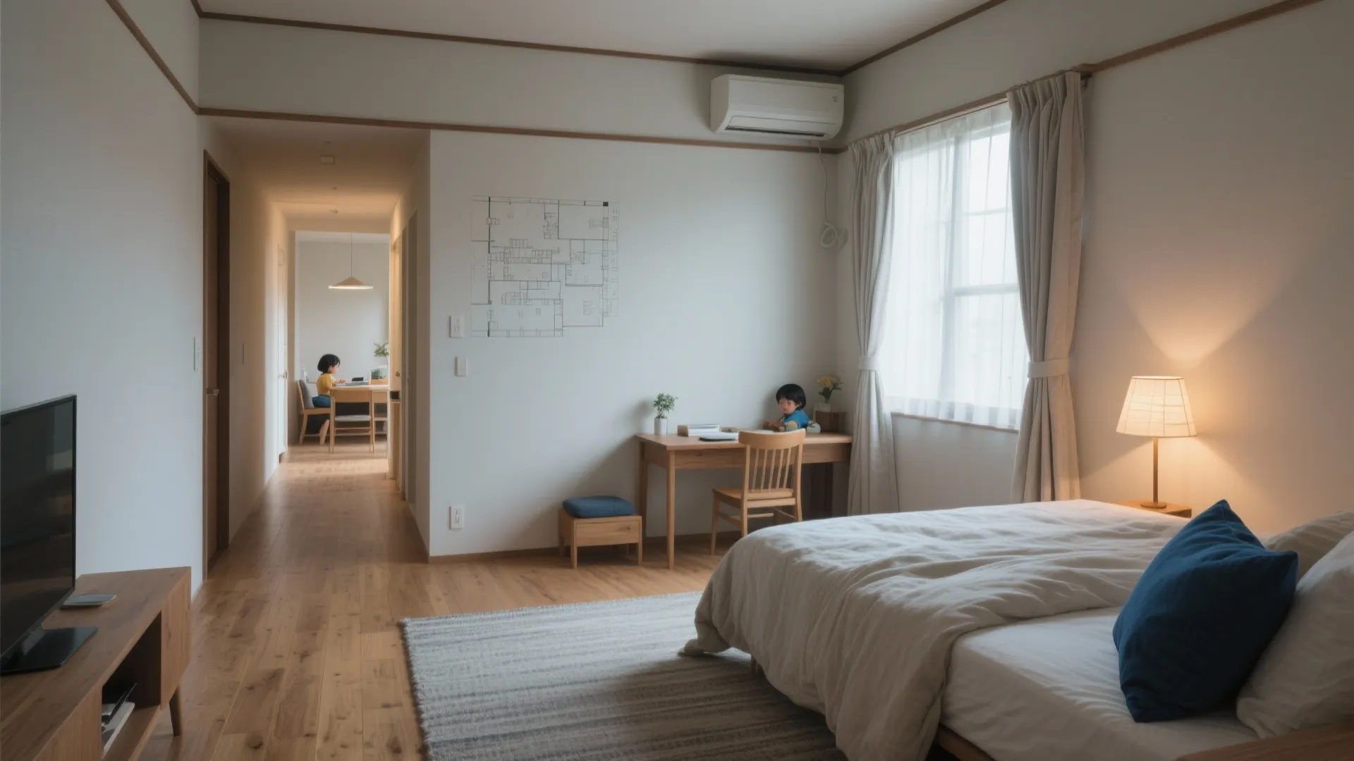 Tips 2: 3つのゾーニングで「音」と「気配」をコントロール（日式風格・日本都市）