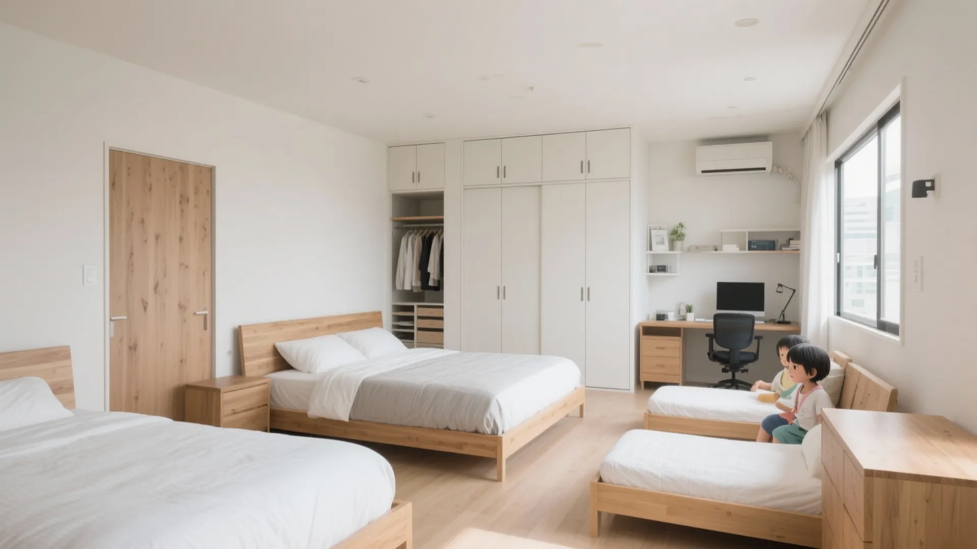 家族構成と部屋サイズ：各室の最小寸法を日本寸法で整える