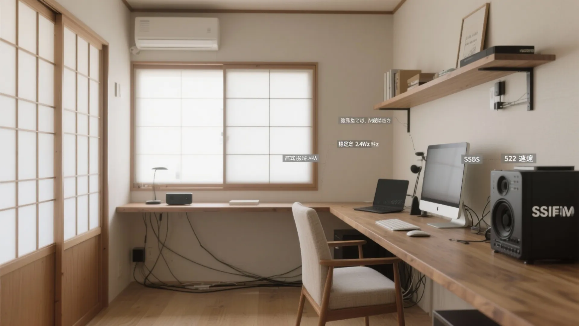 4LDKの用途分け：在宅ワークと学習スペースは2.4GHz/5GHzを使い分け