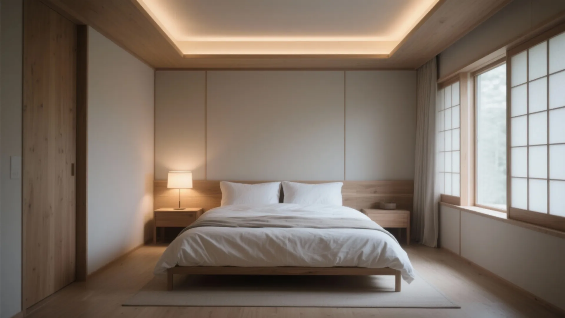 Tips 5: 寝室は“3段階の光”でリズムを整える（日式风格の温度）