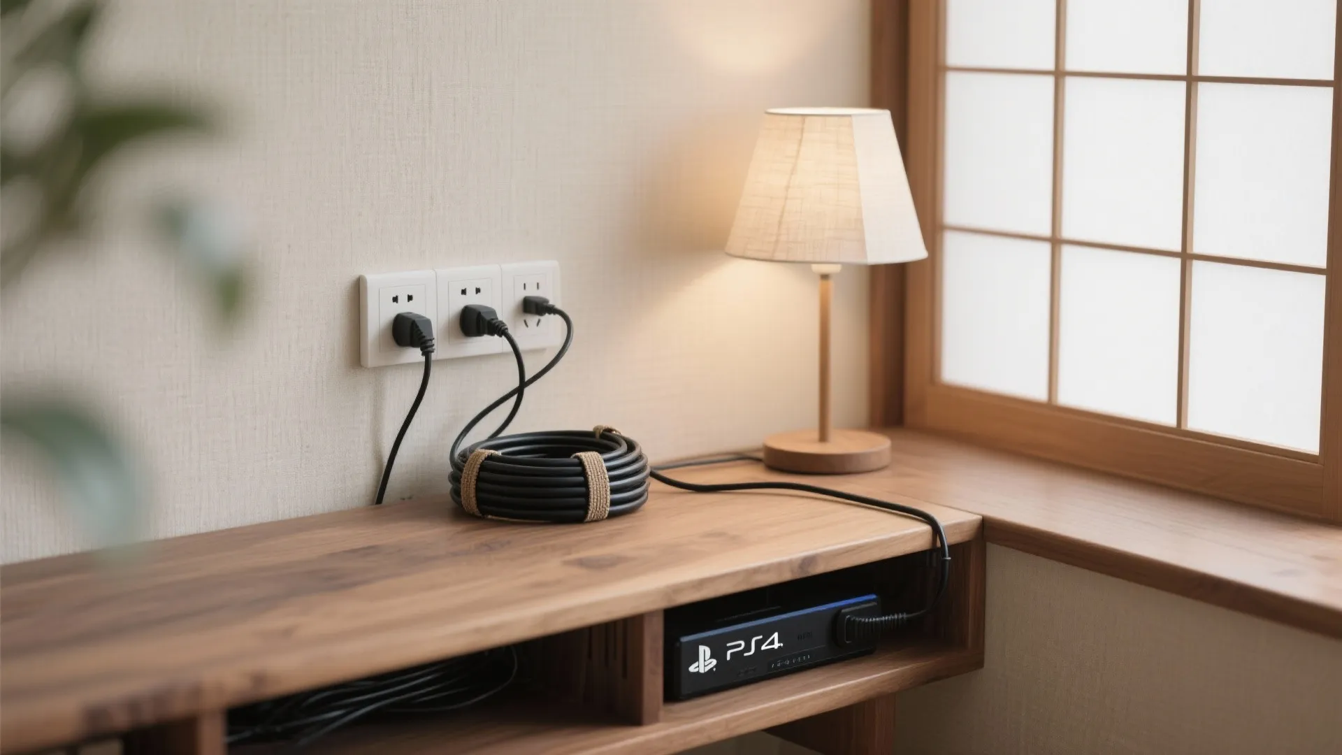 Tips 2: 日式スタイルの配線収納で“視覚ノイズ”を消す