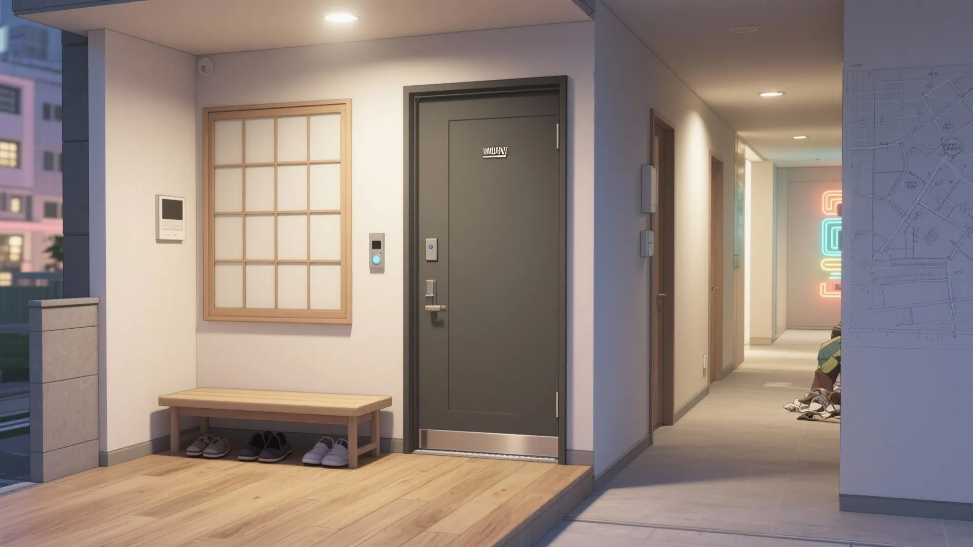 廊下〜玄関の誘引源をなくす：京都の路地奥でも効く“光と匂い”のレイヤー設計