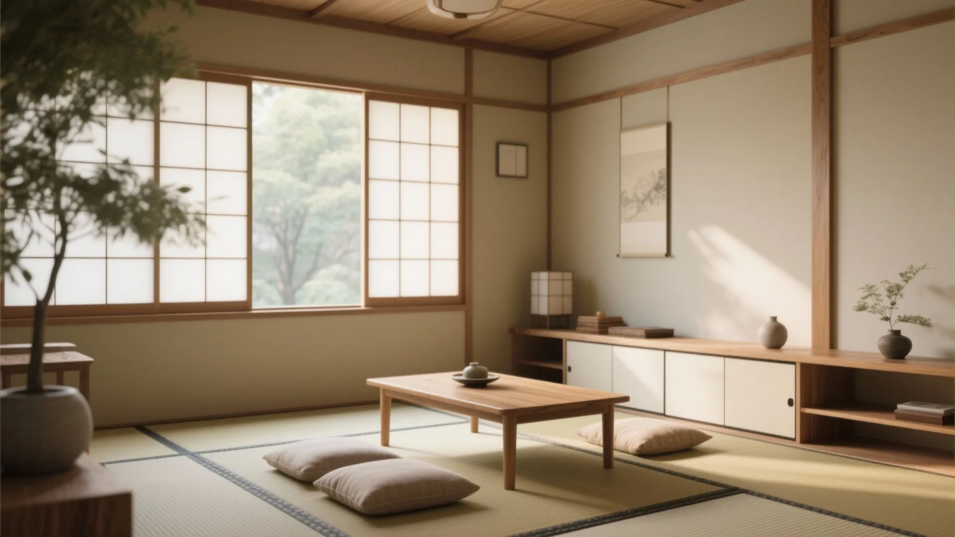 1. Low Japanese-Style Seating